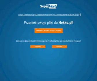 Freehost.pl(Freehost) Screenshot