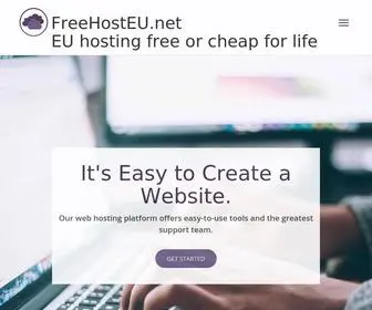 Freehosteu.net(Web hosting) Screenshot