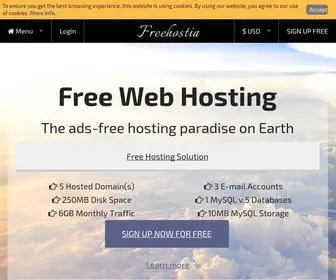 Freehostia.com(Free Web Hosting) Screenshot