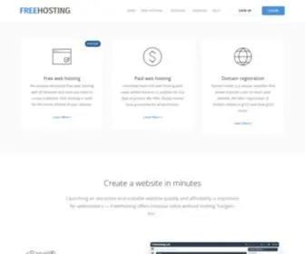 Freehosting.com(Free Hosting) Screenshot