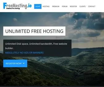 Freehosting.io(Unlimited Free Hosting with cPanel) Screenshot