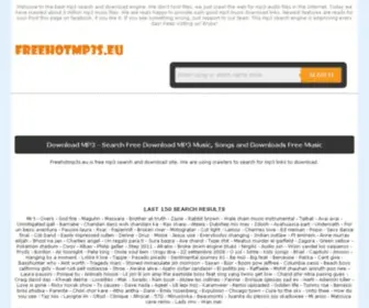 FreehotMP3S.eu(Free mp3 music search) Screenshot