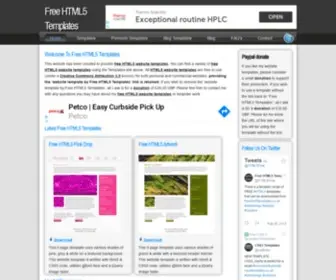 Freehtml5Templates.co.uk(Free HTML5 Templates) Screenshot