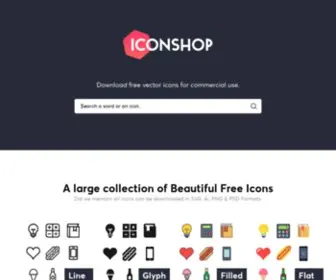 Freeiconshop.com(Icon Shop) Screenshot