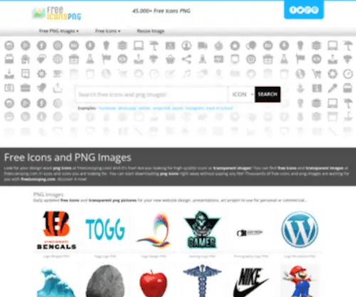 FreeiconsPNG.com(Free Icons and PNG Backgrounds) Screenshot