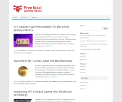 Freeidealhacks.com(Free Hacks) Screenshot