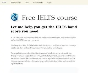 Freeieltscourse.com(Free IELTS course) Screenshot