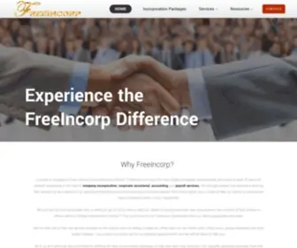 Freeincorp.sg(Home) Screenshot