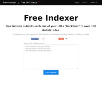 Freeindexer.com(Free Indexer) Screenshot