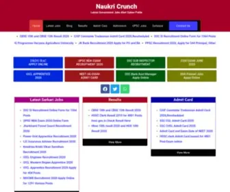 Freeindgovtjobsalert.com(Naukri Crunch) Screenshot