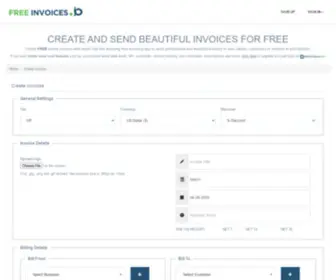 Freeinvoices.io(Create Invoices) Screenshot