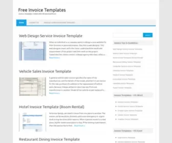 Freeinvoicetemplates.org(Free Invoice Templates) Screenshot