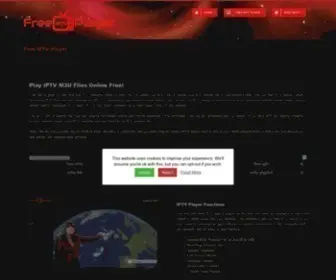 FreeiptvPlayer.com(Free IPTV Player) Screenshot