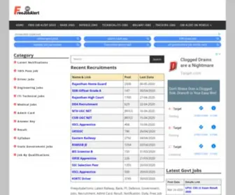 Freejobalertsms.com(Freejobalert sms) Screenshot