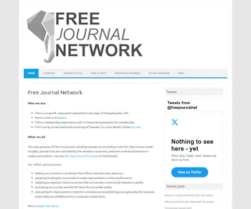 Freejournals.org(Free Journal Network) Screenshot