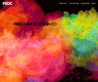 Freekaratedesign.com(Free Karate Design Co) Screenshot