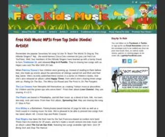 Freekidsmusic.com(Download Free Kids Music MP3s From Top Indie (Kindie)) Screenshot