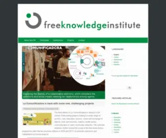 Freeknowledge.eu(Knowledge and Technology for a Free Knowledge Society) Screenshot