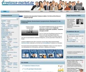 Freelance-Market.de(Kostenlos Freelancer/Freiberufler finden) Screenshot