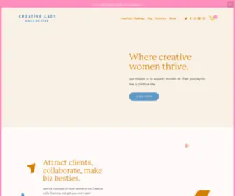 Freelance-Wisdom.com(Creative Lady Collective) Screenshot