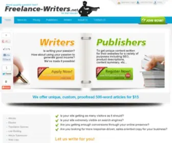 Freelance-Writers.net(Freelance Writers) Screenshot