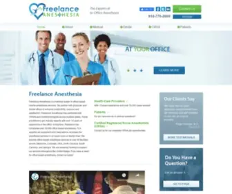 Freelanceanesthesia.com(Freelance Anesthesia) Screenshot