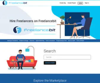 Freelancebit.com(Writing and Translation) Screenshot