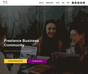 Freelancebusiness.be(Freelance Business Community) Screenshot