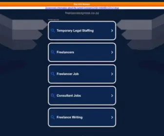 Freelanceexpress.co.za(Website design) Screenshot