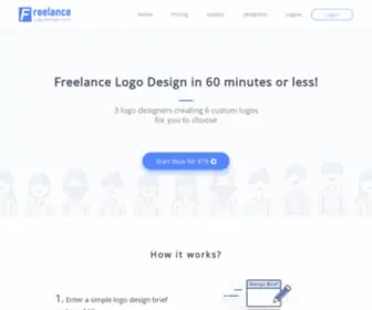 Freelancelogodesign.com(Freelance Logo Design in 24 hours or less) Screenshot