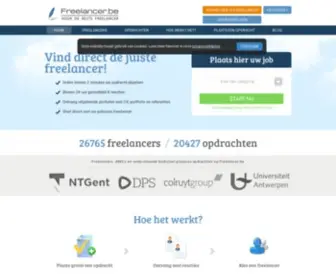 Freelancer.be(Snel een freelance professional) Screenshot