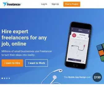 Freelancer.ca(Hire Freelancers & Find Freelance Jobs Online) Screenshot