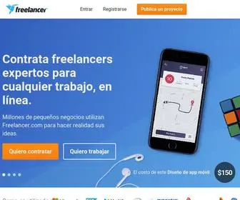 Freelancer.cl(Contrata a freelancers y encuentra trabajo freelance en línea) Screenshot