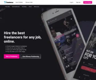 Freelancer.com.au(Hire Freelancers & Find Freelance Jobs Online) Screenshot
