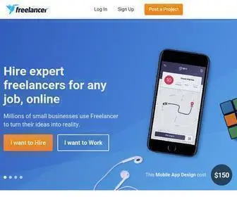 Freelancer.com(Hire Freelancers & Find Freelance Jobs Online) Screenshot