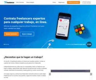 Freelancer.ec(Contrata a freelancers y encuentra trabajo freelance en línea) Screenshot
