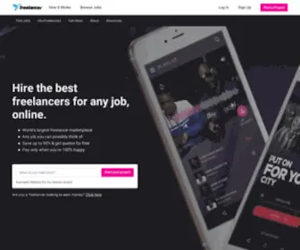 Freelancer.ie(Hire Freelancers & Find Freelance Jobs Online) Screenshot