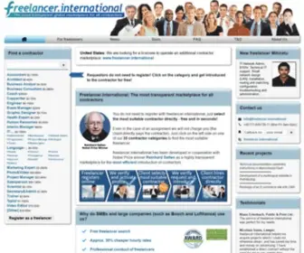 Freelancer.international(Find the perfect freelancer) Screenshot