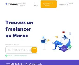 Freelancer.ma(Trouvez des freelancers et des missions en freelance au Maroc) Screenshot