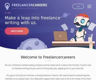 Freelancercareers.org(Earn Good Money with Freelance Writing Jobs) Screenshot