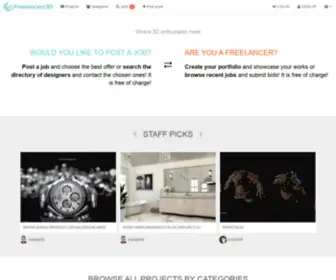 Freelancers3D.com(Freelancers 3D) Screenshot
