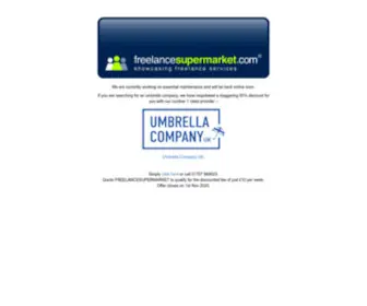 Freelancesupermarket.com(Best Umbrella Company) Screenshot