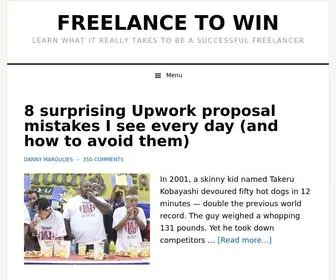 Freelancetowin.com(Freelance To Win) Screenshot