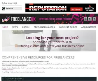 Freelanceuk.com(IT jobs for contractors and freelancers) Screenshot