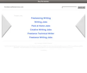 Freelancewritersreview.com(Hire a Freelance Writer Today) Screenshot