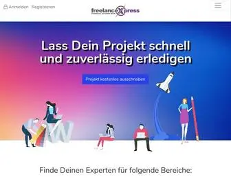 Freelancexpress.de(Finde Freelancer & Projekte auf einen Klick) Screenshot