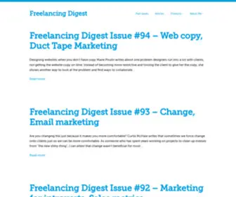 Freelancingdigest.com(Freelancing Digest) Screenshot