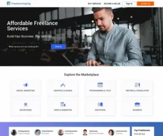 Freelancinggig.com(Hire freelancers online) Screenshot