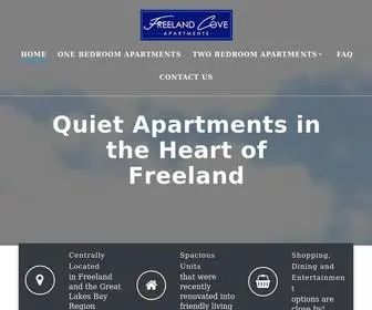 Freelandapartments.com(Freeland Cove Apartments) Screenshot