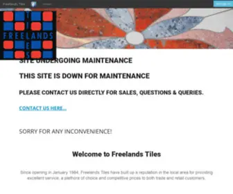 Freelandstiles.co.uk(Freelands Tile Centre) Screenshot